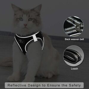 Dog and Cat Universal Harness with Leash - Cat Harness Escape Proof